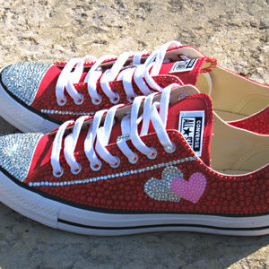 Rhinestone Valentine Sneakers